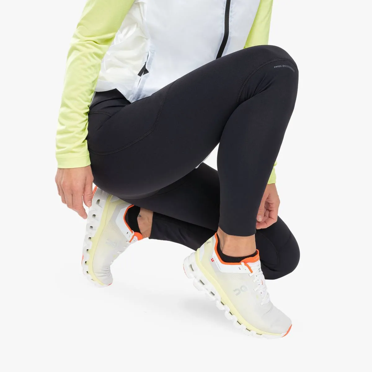 Black Women's Performance Winter Tights for Running