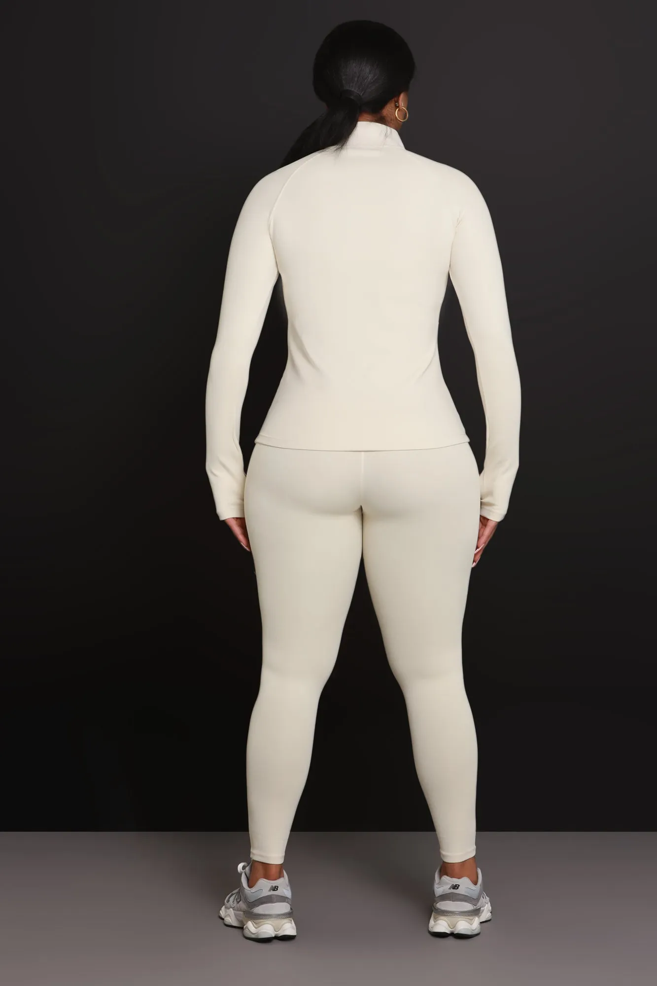 Or NUW Ribbed Leggings Ivory