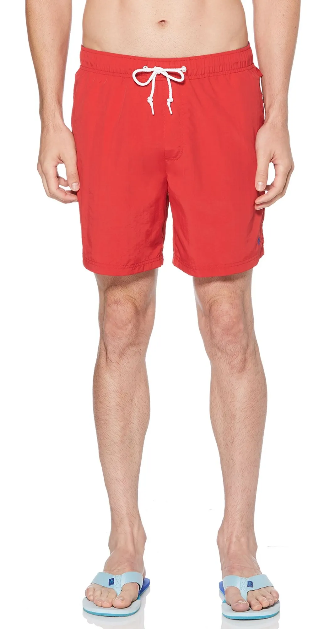 Original Penguin Lipstick Red Quick Dry Daddy Swim Shorts