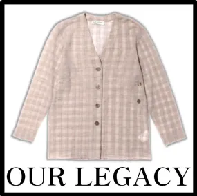 OUR LEGACY Casual Street Style Logo Cardigans Online