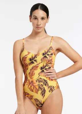 Palmas Citrus Tank One Piece Swimsuit