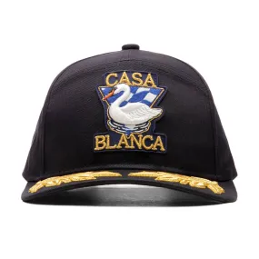 Black Par Avion Laurel Cap