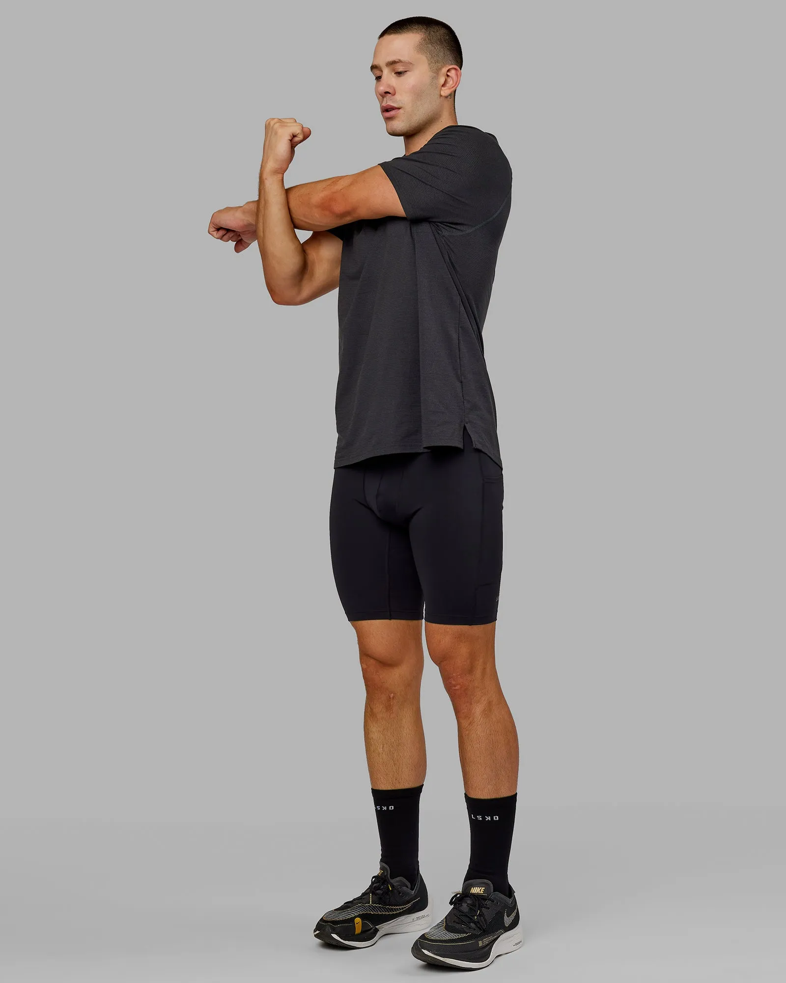 Perform Short Tights for Men in Black