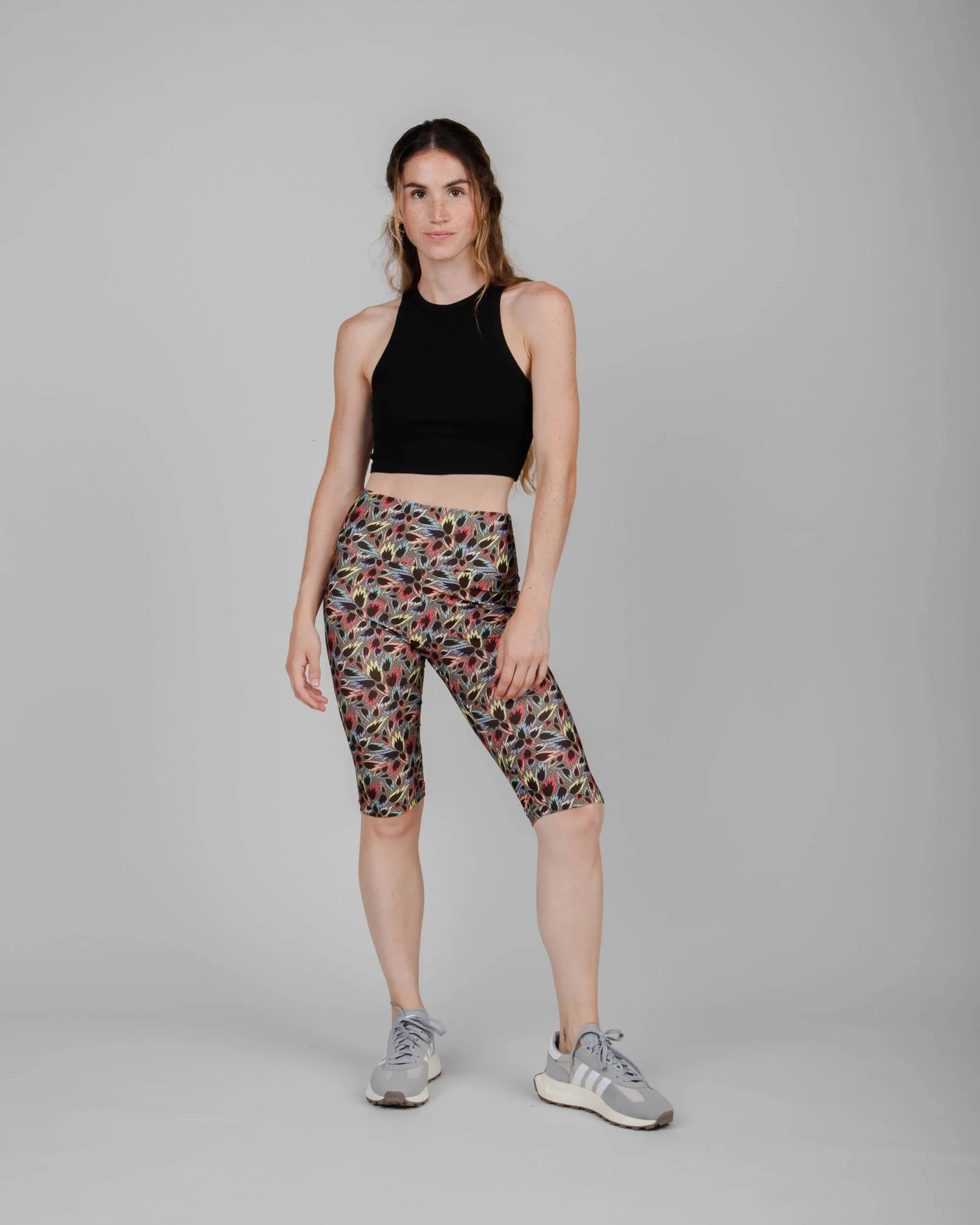 Peseta Flames 3/4 Leggings Ecru - Stylish and Comfortable Women's Leggings