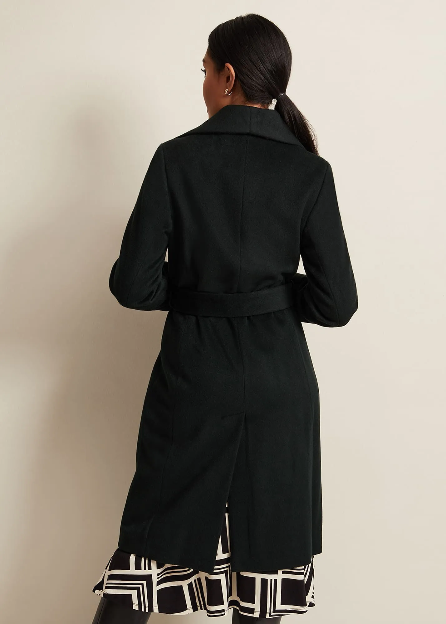 Ann Demeulemeester Tailored Wool & Cashmere Coat