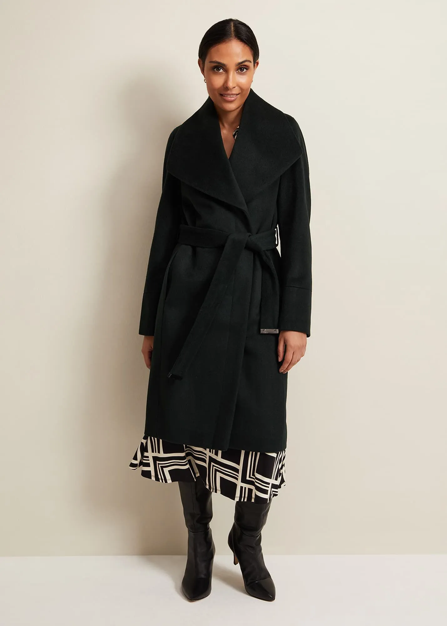 Ann Demeulemeester Tailored Wool & Cashmere Coat