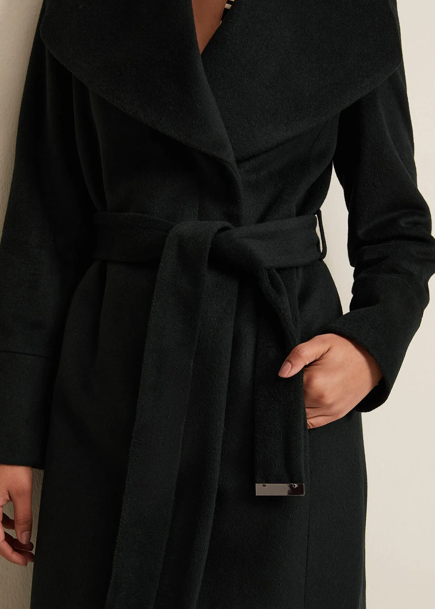 Ann Demeulemeester Tailored Wool & Cashmere Coat