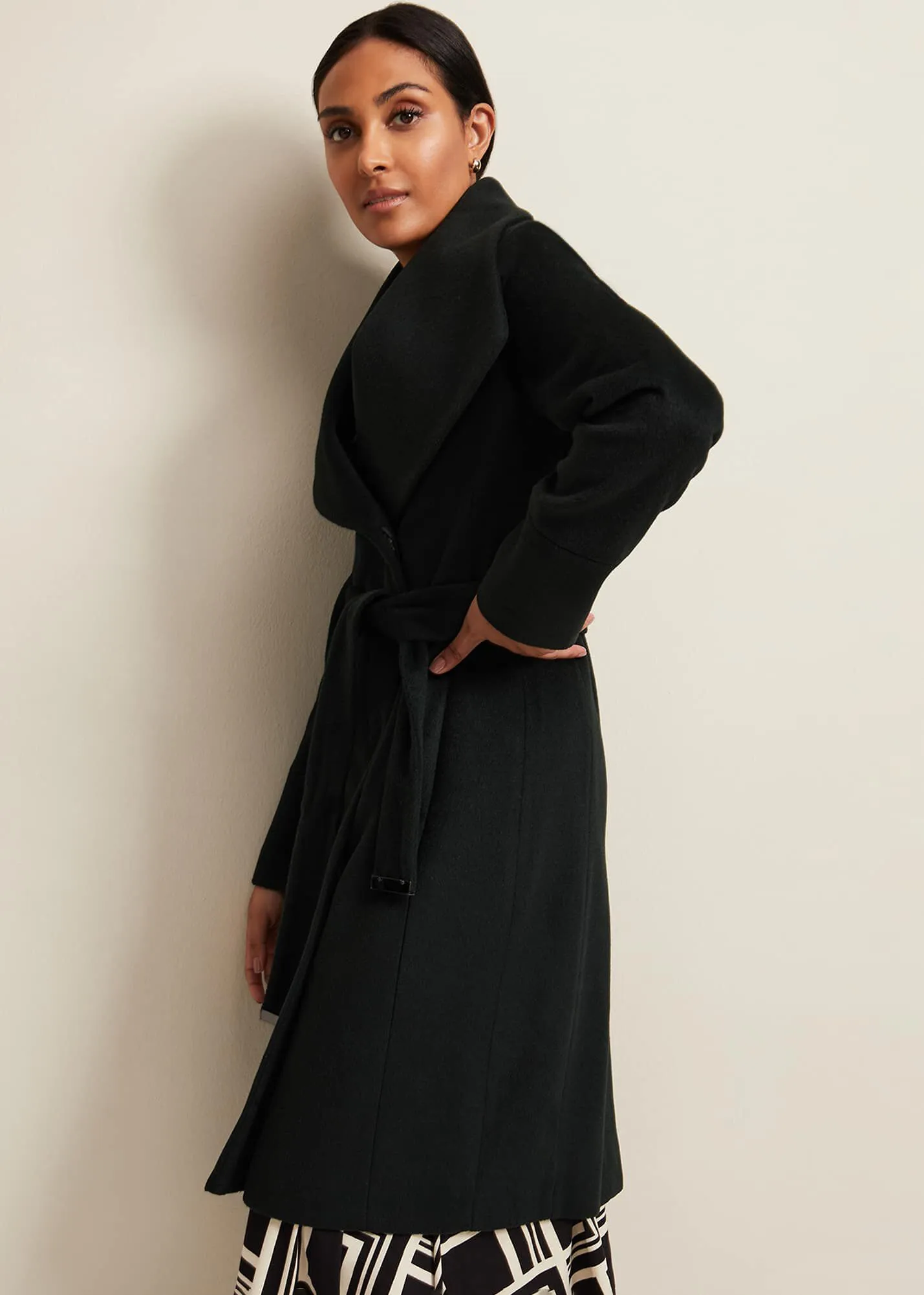 Ann Demeulemeester Tailored Wool & Cashmere Coat