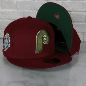 Philadelphia Phillies 100th Anniversary Cap with Side Patch and Green Bottom