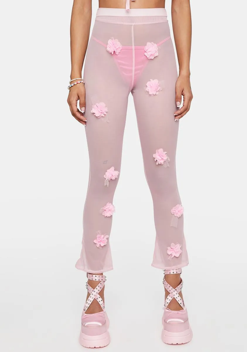 Pink Daisy Trousers