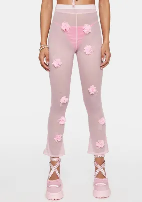 Pink Daisy Trousers