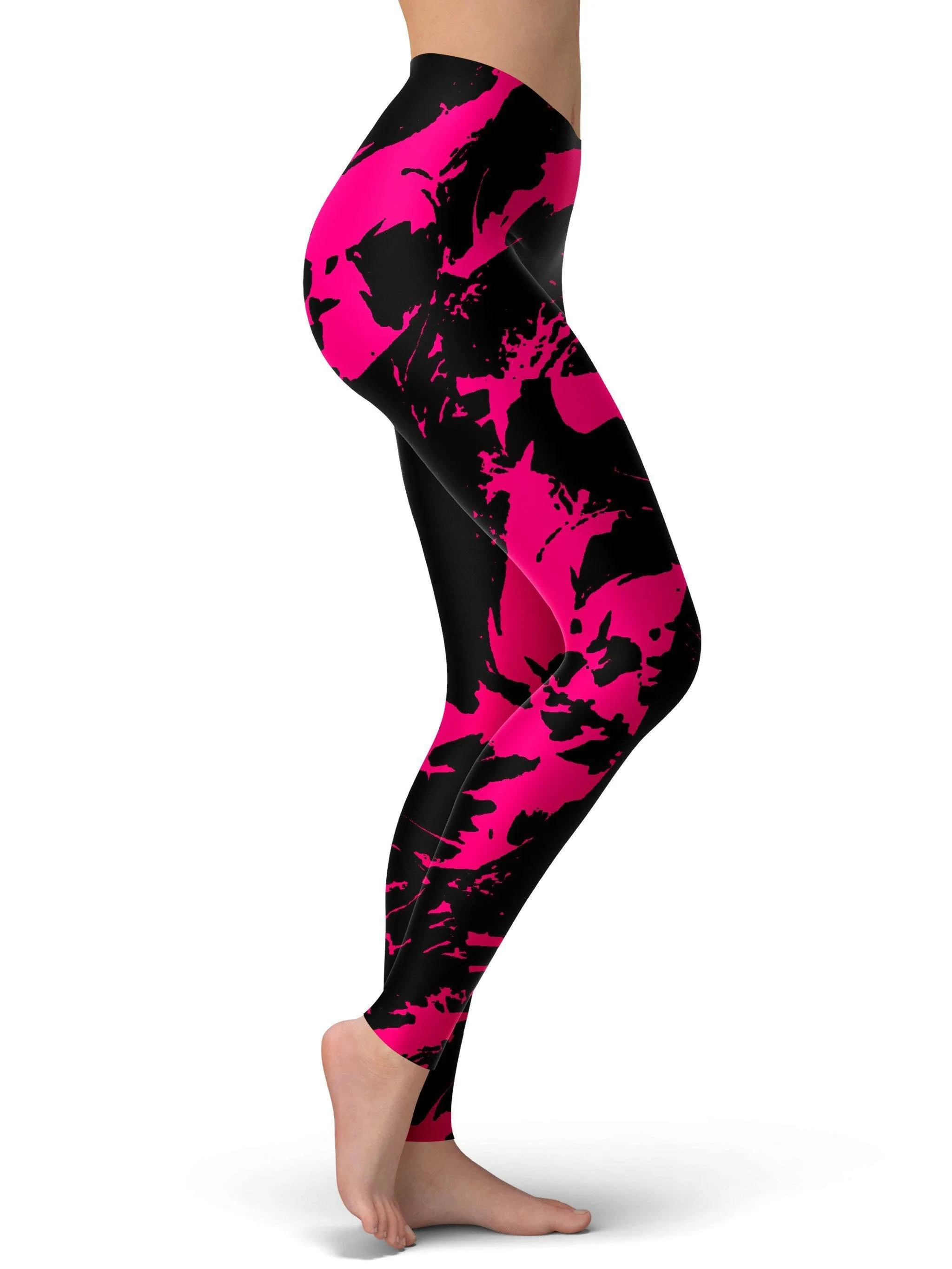 Rose Swirl Leggings