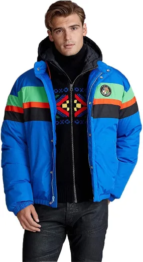 Polo Ralph Lauren Down Jacket with Stripes