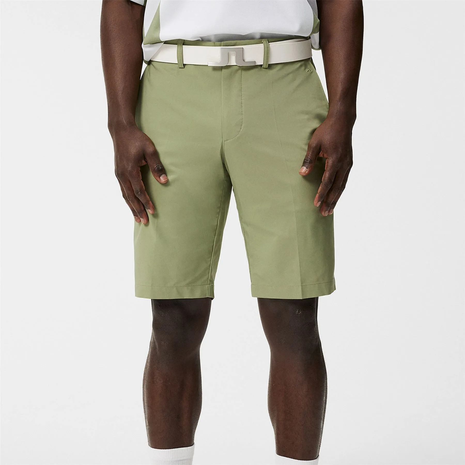 Poly Stretch Golf Shorts Oil Green SS24.