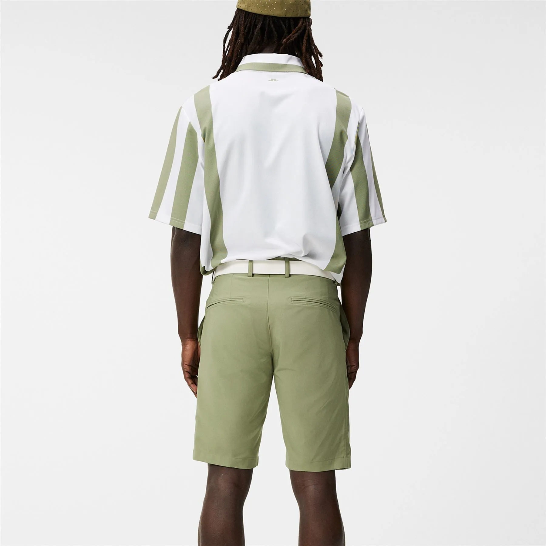 Poly Stretch Golf Shorts Oil Green SS24.