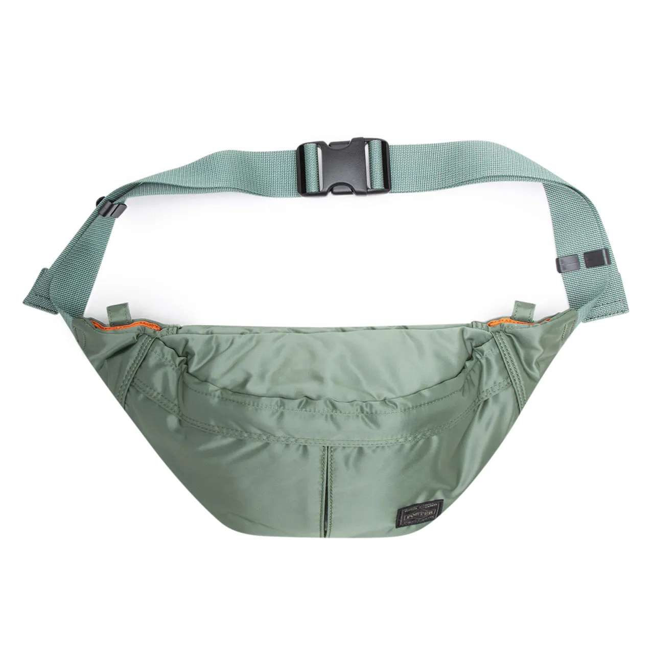 Porter Green Small Tanker Waist Bag by Yoshida