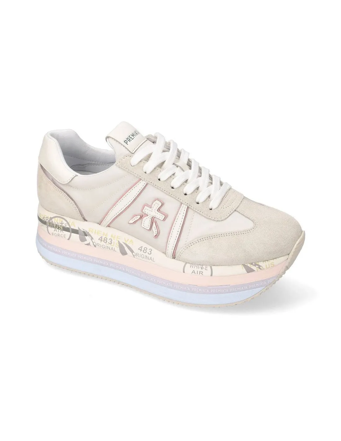 Premiata women's sneakers Beth 6234 beige