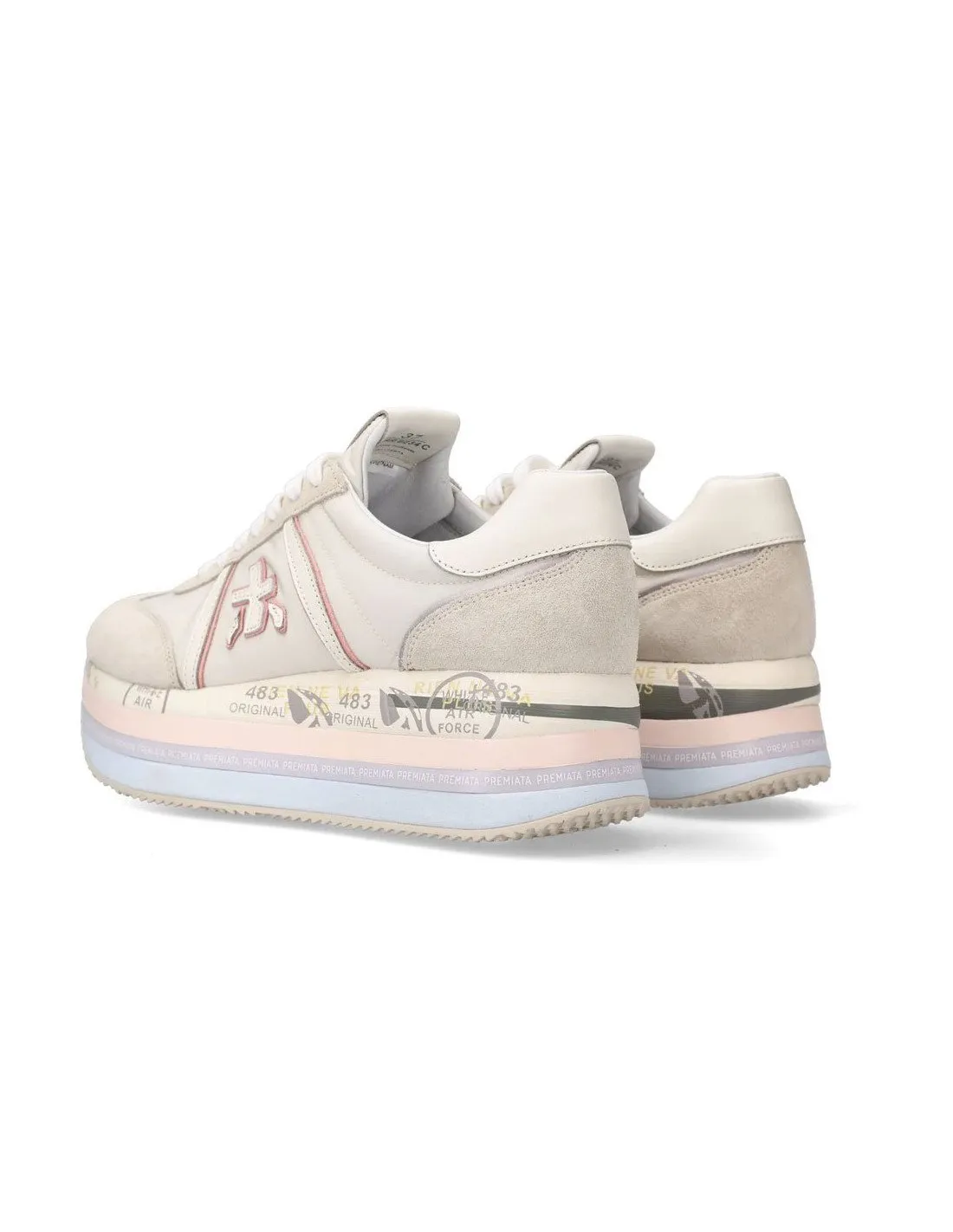 Premiata women's sneakers Beth 6234 beige