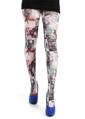 Printed Tights - Tiffany Quinn Magazine Style