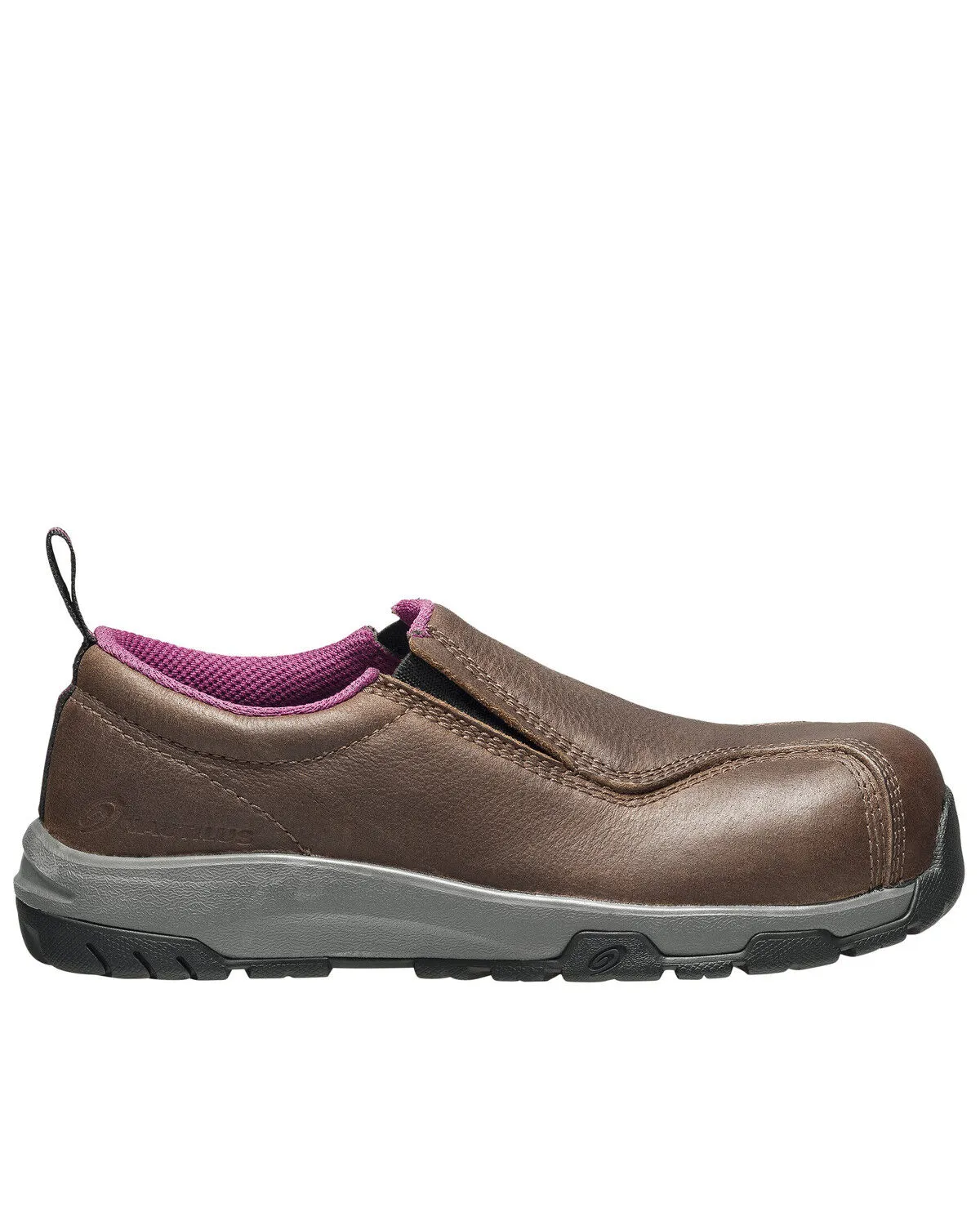 Nautilus women's slip-on work shoes with composite toe