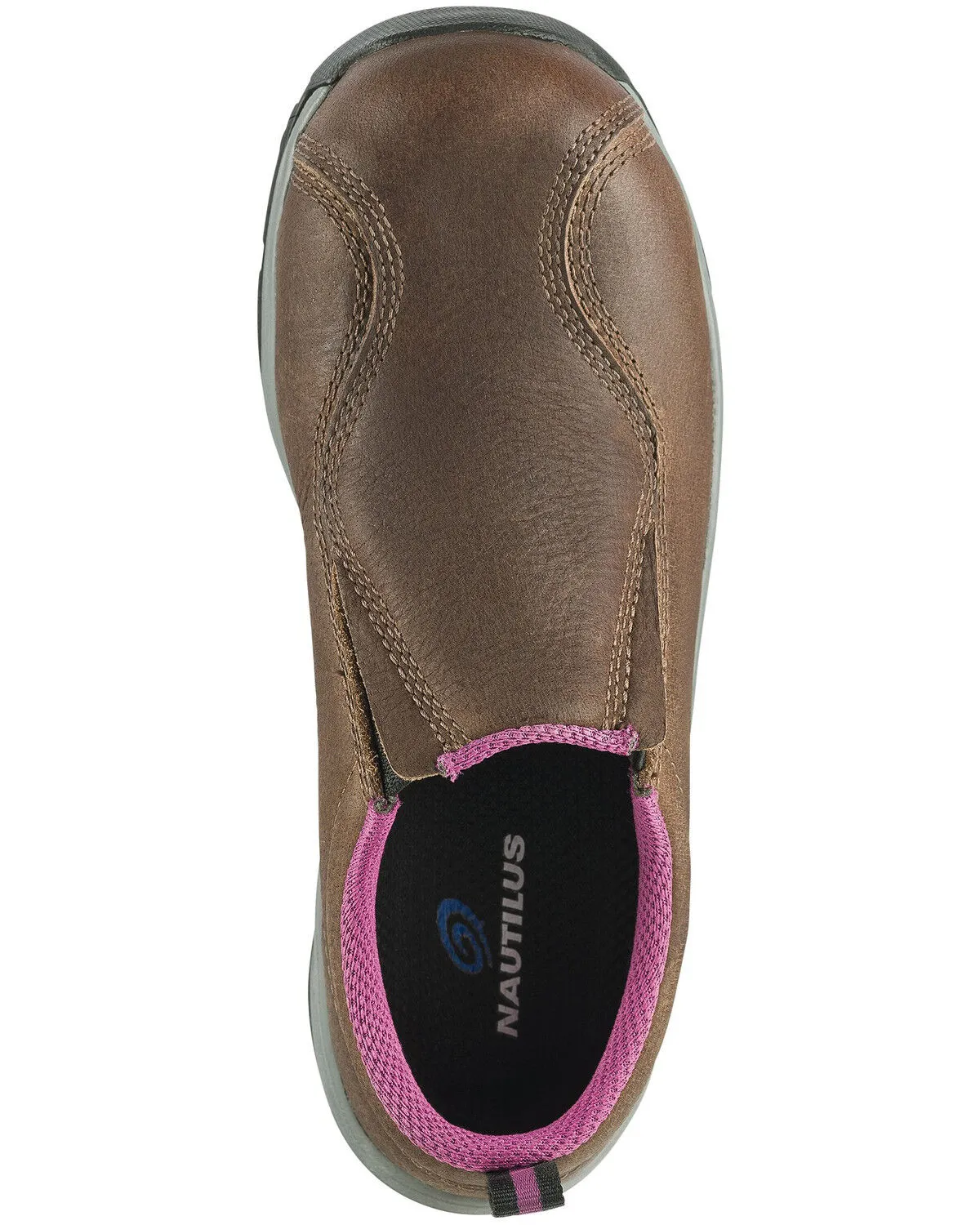 Nautilus women's slip-on work shoes with composite toe