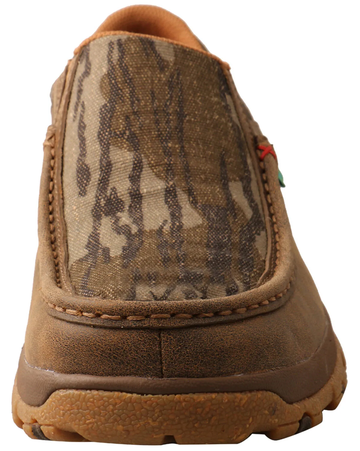 Twisted X men's mossy oak original bottomland chukka driving moc shoes with moc toe