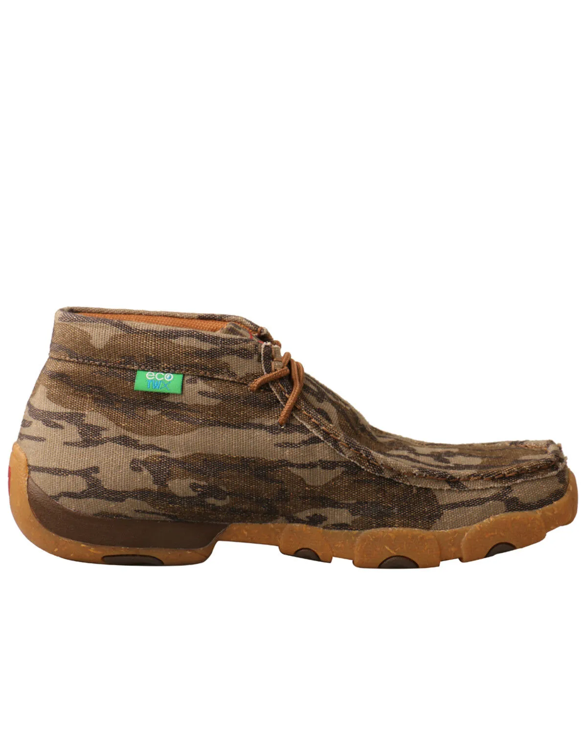 Twisted X men's mossy oak original bottomland driving shoes with moc toe