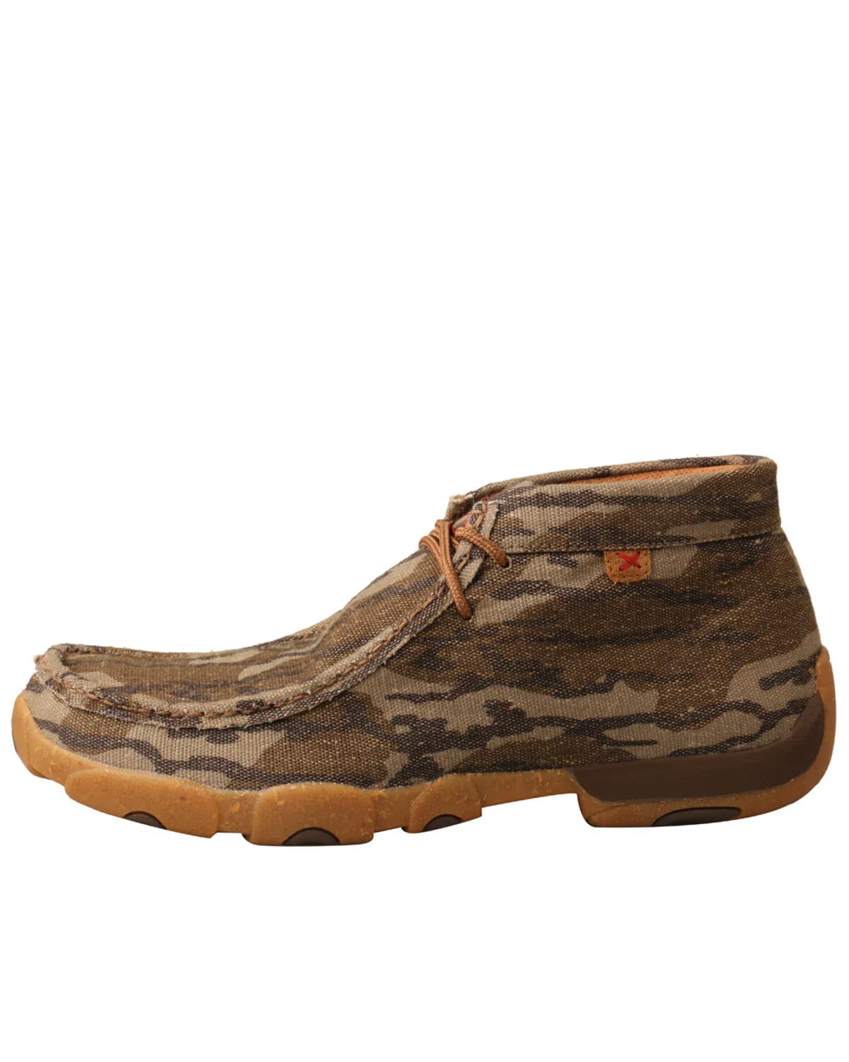 Twisted X men's mossy oak original bottomland driving shoes with moc toe