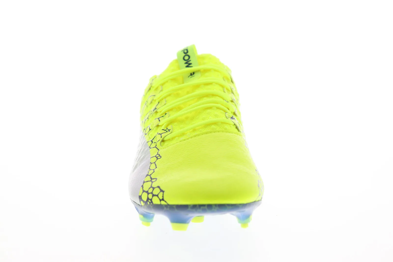 Puma EvoPower Vigor 1 Graphic Green Lace Up Athletic Soccer Cleats