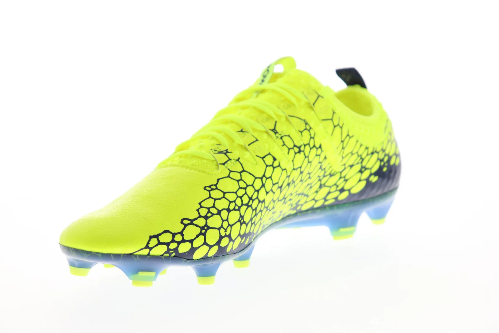 Puma EvoPower Vigor 1 Graphic Green Lace Up Athletic Soccer Cleats