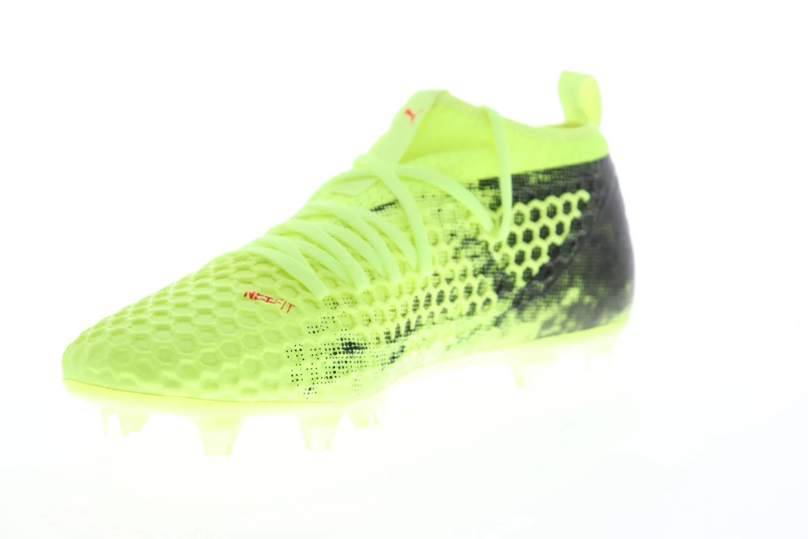 Puma Future 18.2 Netfit FG AG 10432101 Green Athletic Soccer Cleats