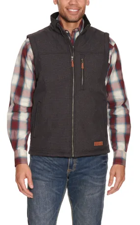 Rafter C Men's Grey Hidden-Carry Pocket Bonded Vest