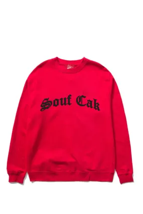 Red Souf Cak Crewneck Sweatshirt