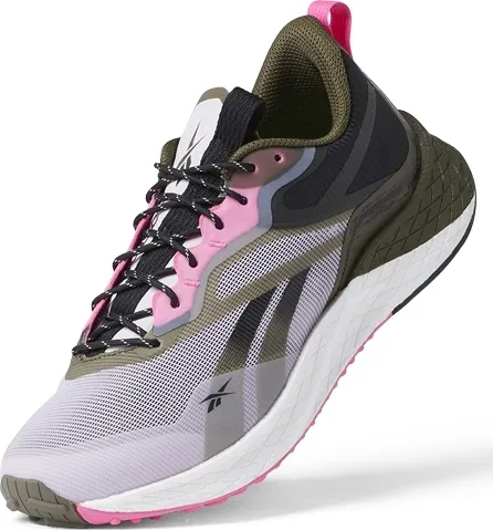 Reebok women's adventure shoes in quaglw/armgrn/cblack design featuring Floatride Energy 3.0