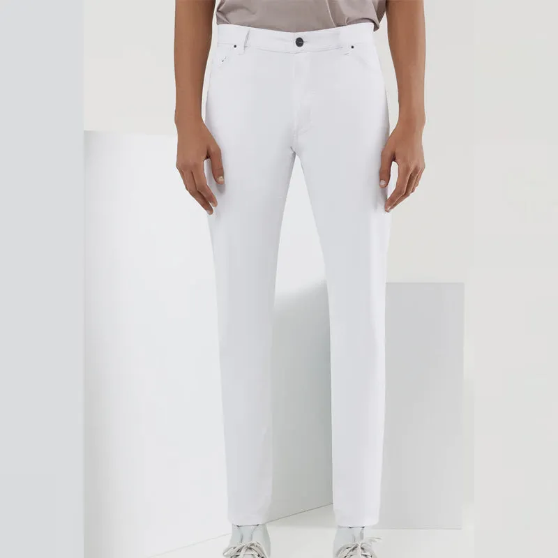 RRD Techno Wash White Pants for Men