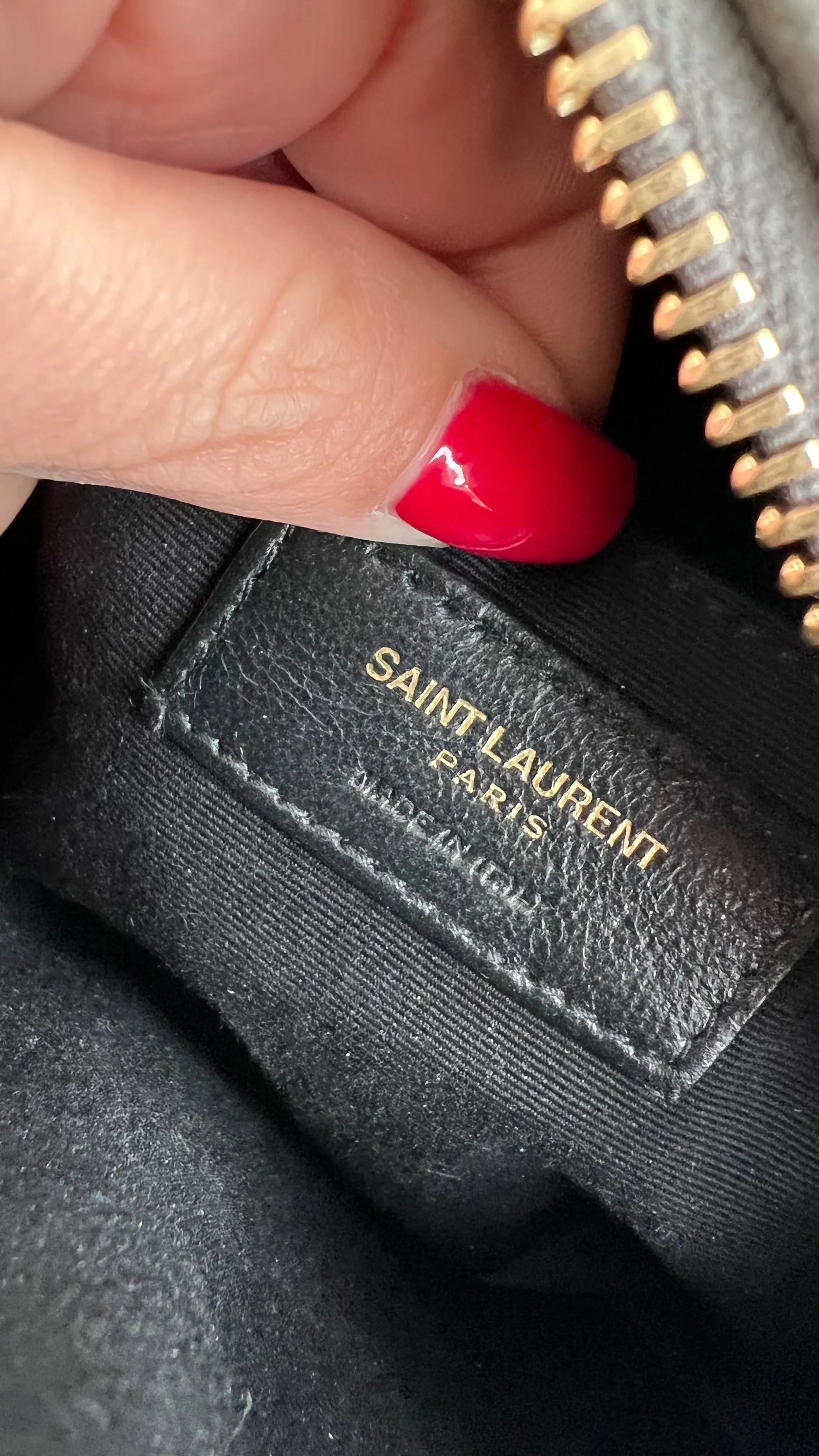 Saint Laurent round camera bag