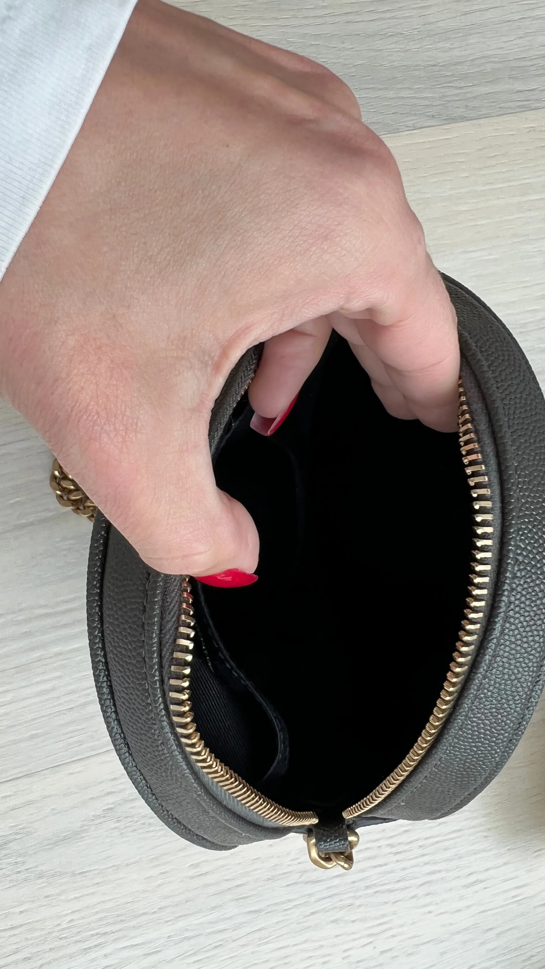 Saint Laurent round camera bag