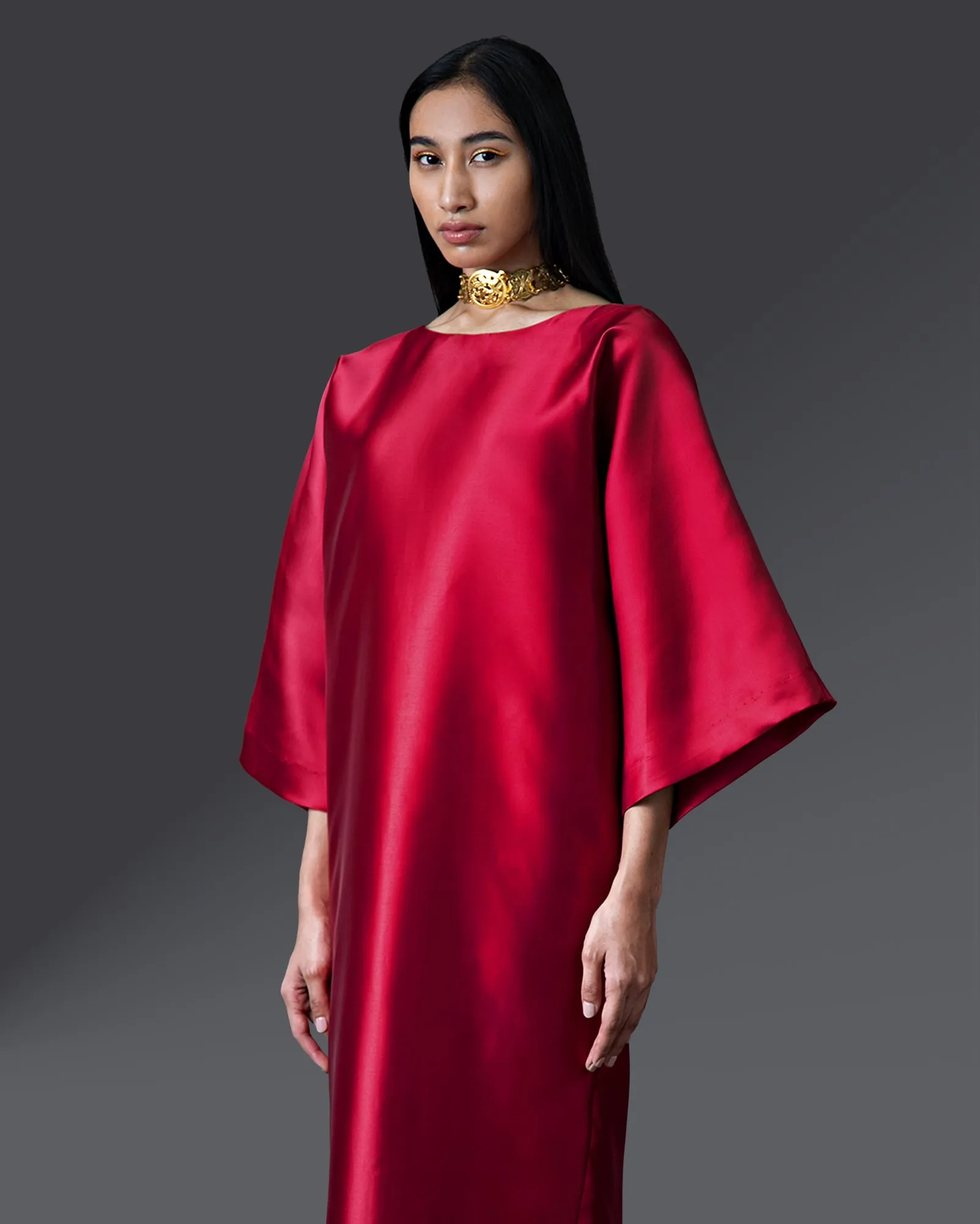 Red Sampan Dress