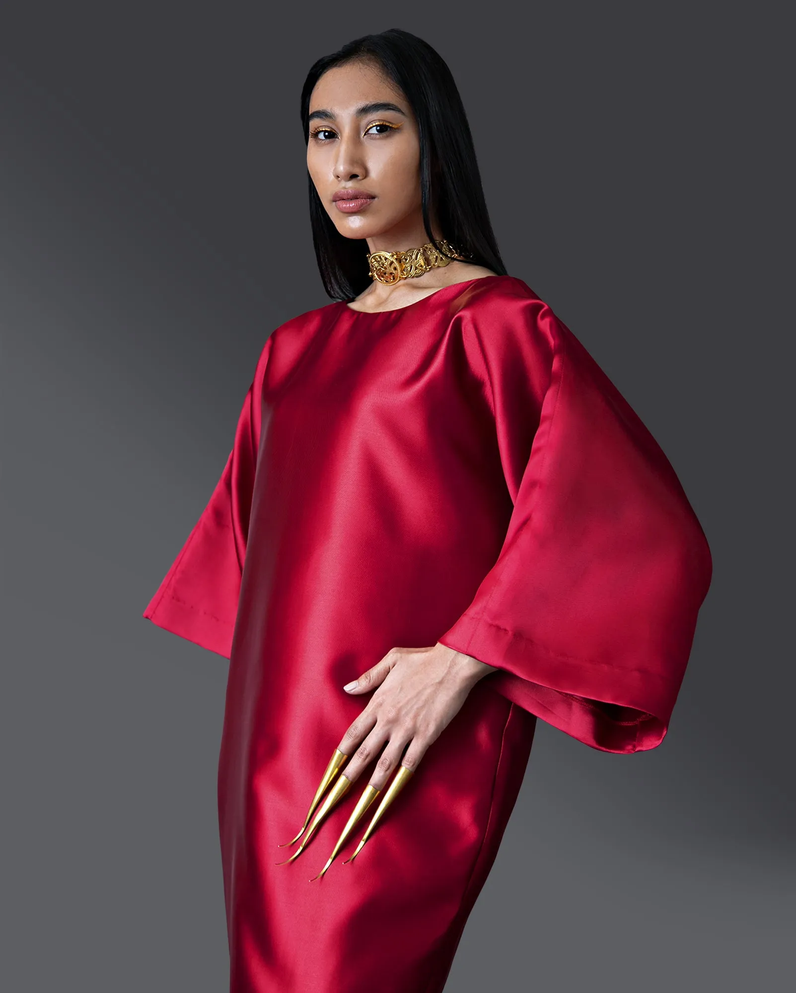 Red Sampan Dress