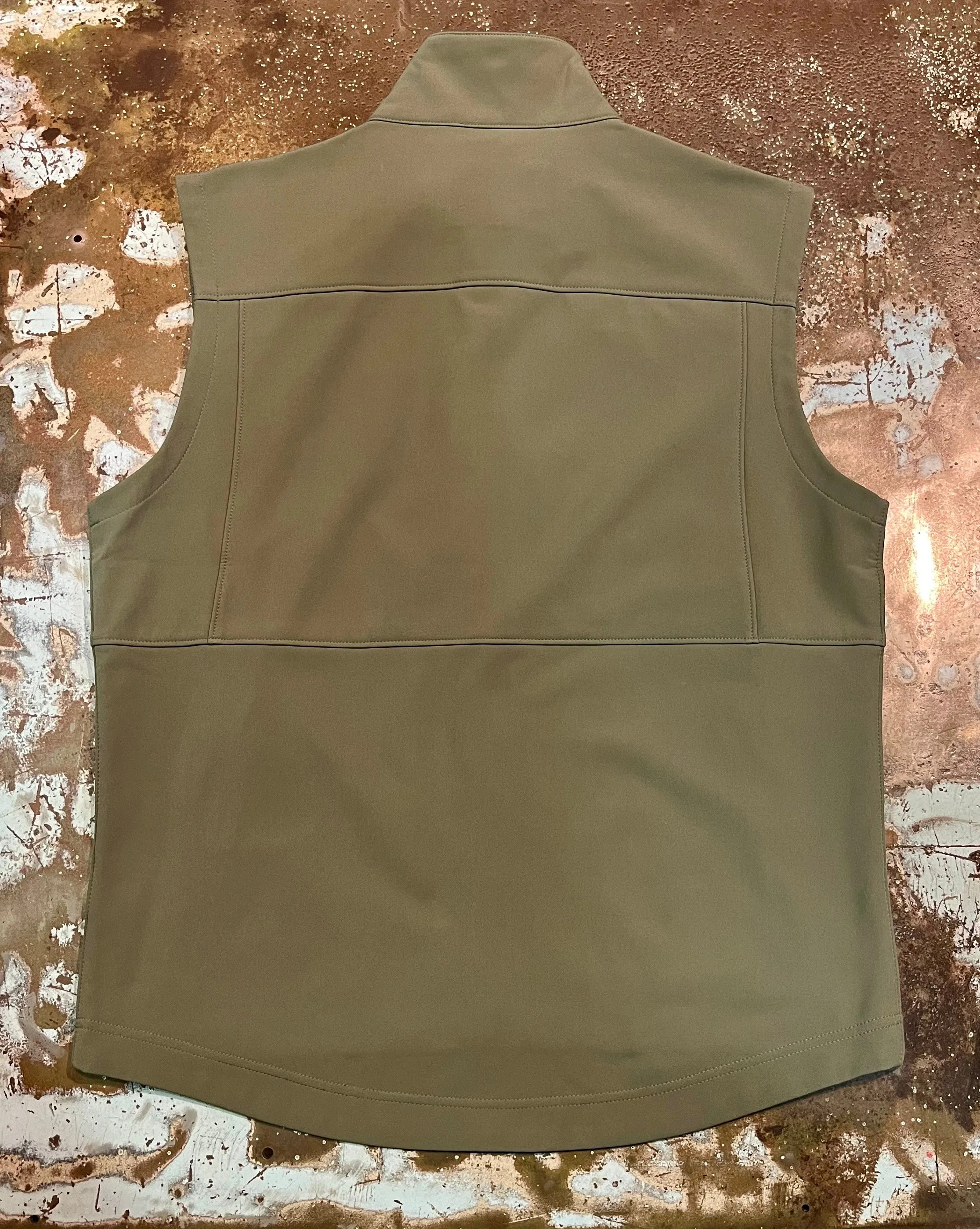 Softshell Vest Moss - Contact