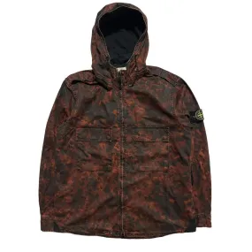 Stone Island Red Tortoise Camo Hooded Jacket