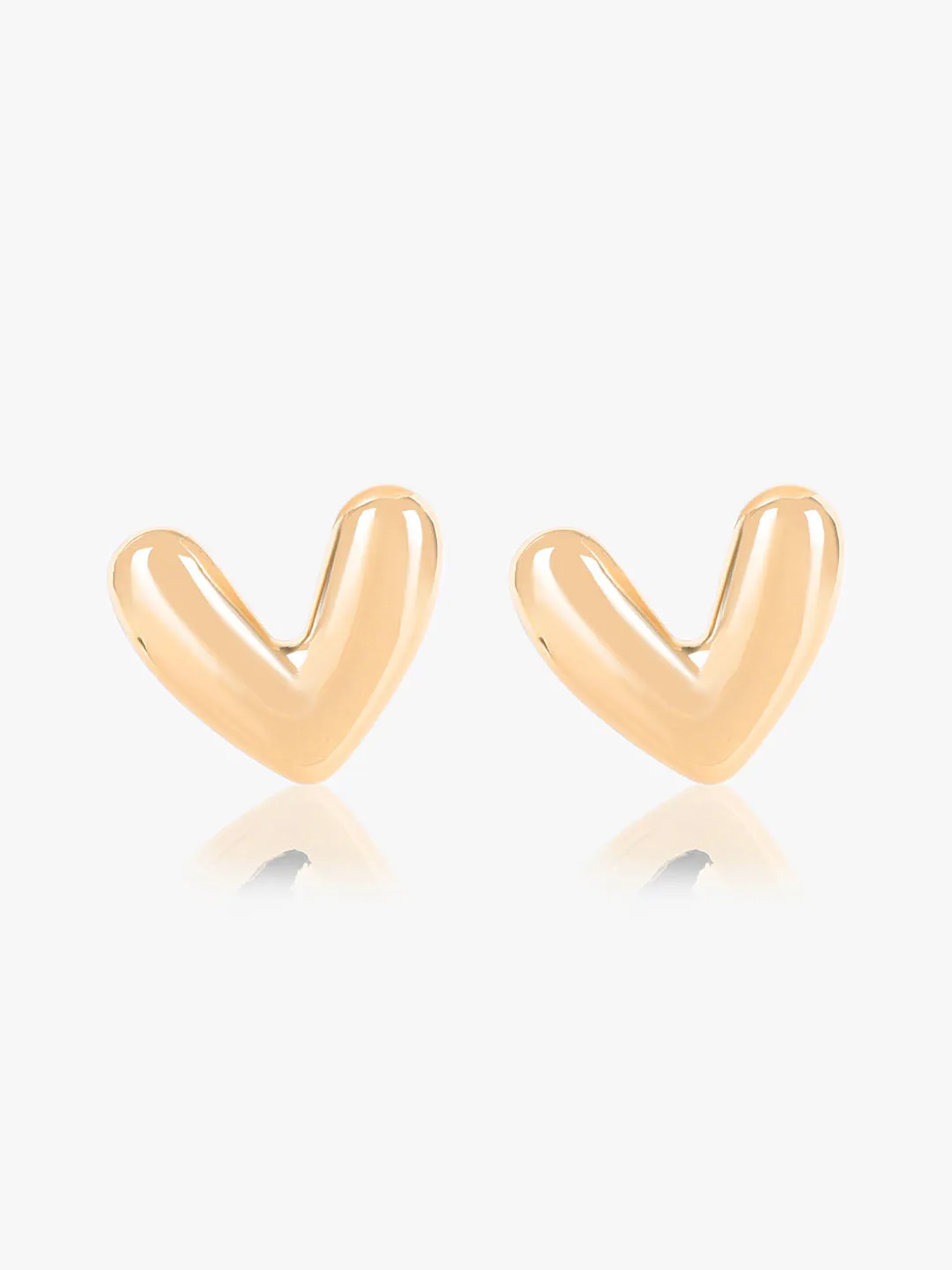 Studded Heart Earrings