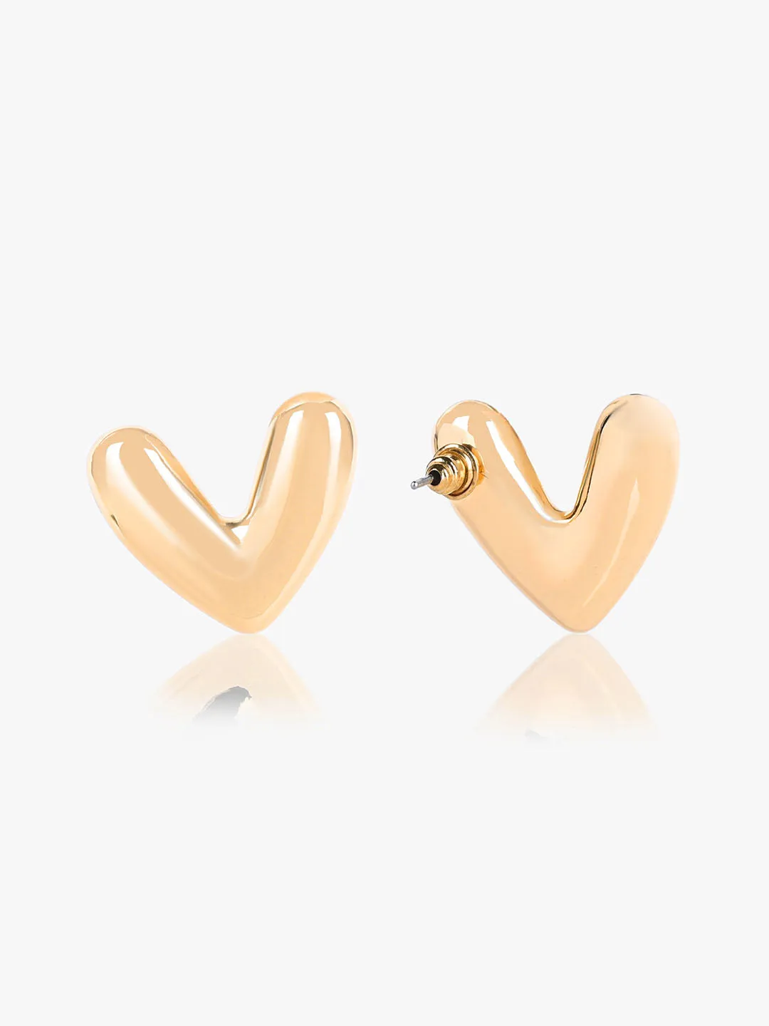 Studded Heart Earrings