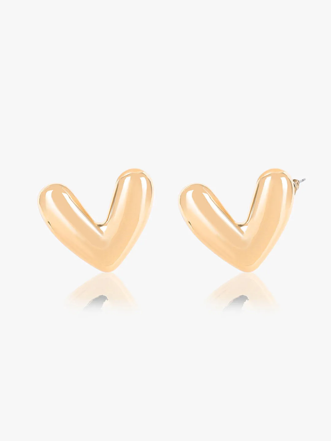 Studded Heart Earrings