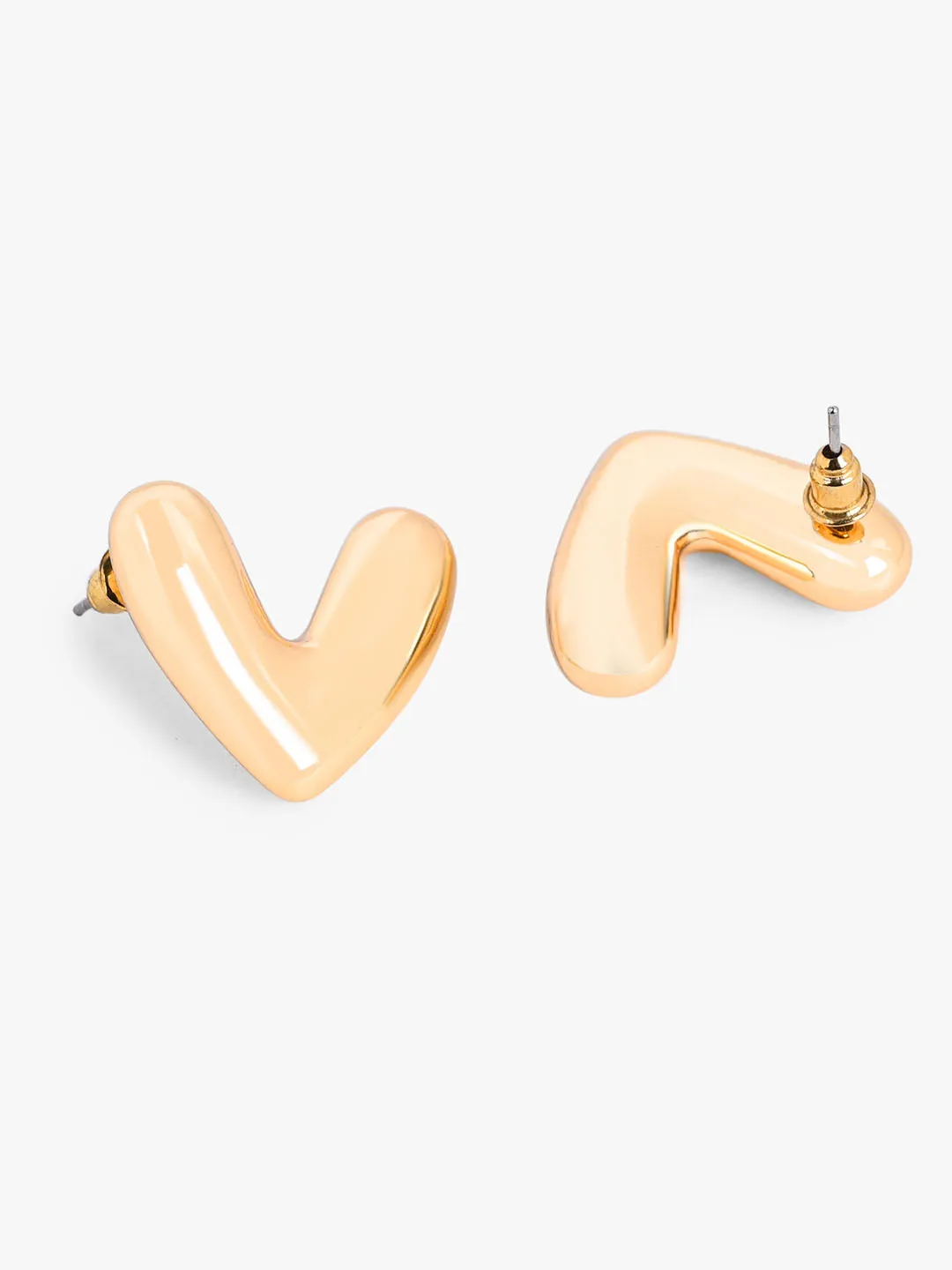 Studded Heart Earrings