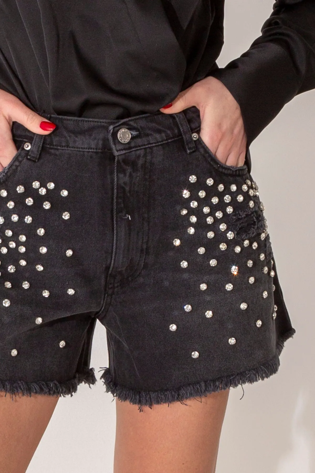 Studded shorts