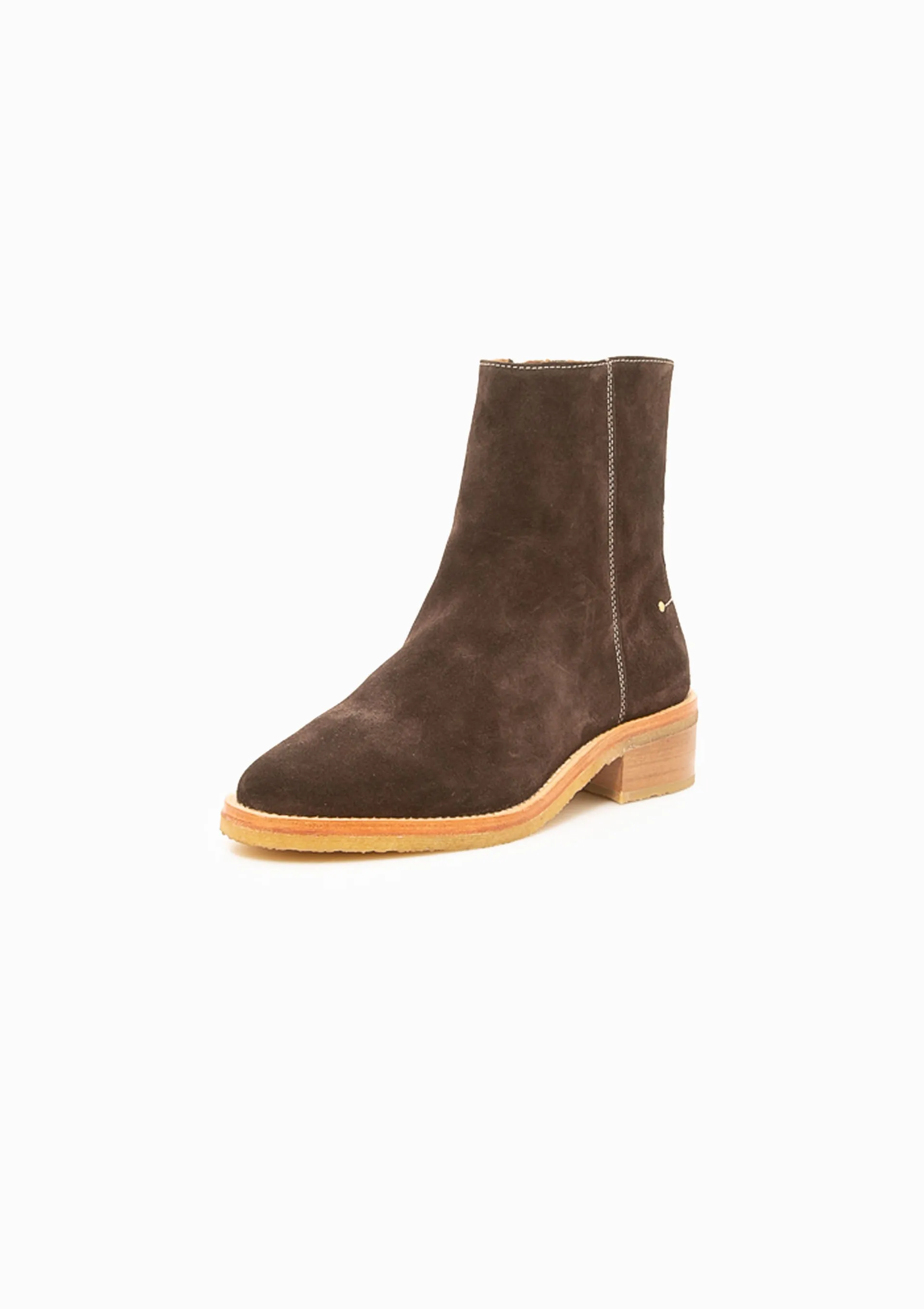 Suede Ankle Boot for Amer - 40mm