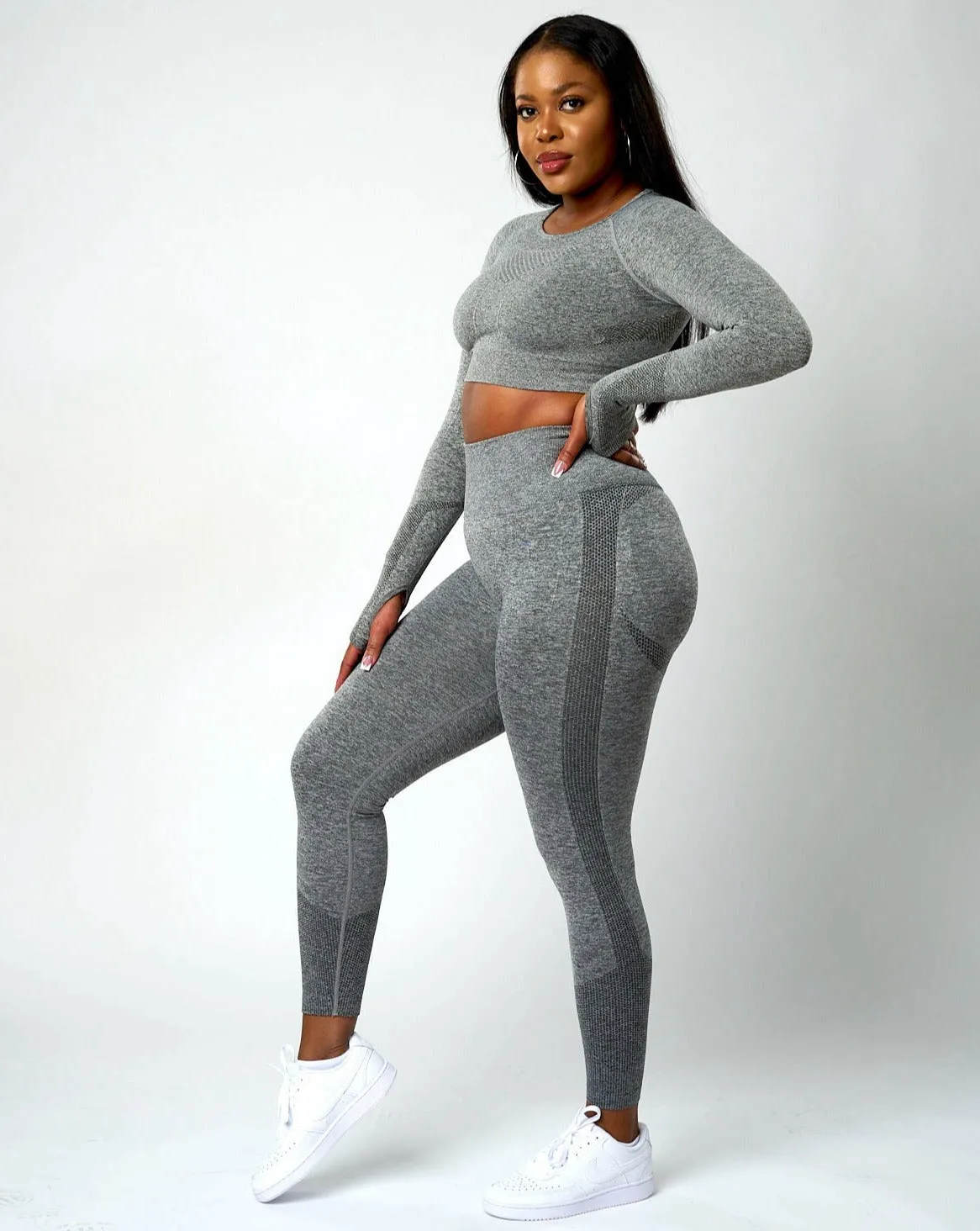 Grey Sujey Scrunch Leggings