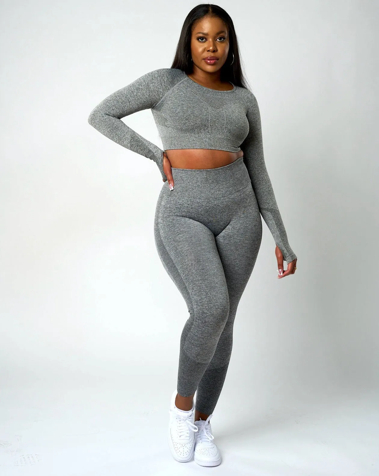 Grey Sujey Scrunch Leggings