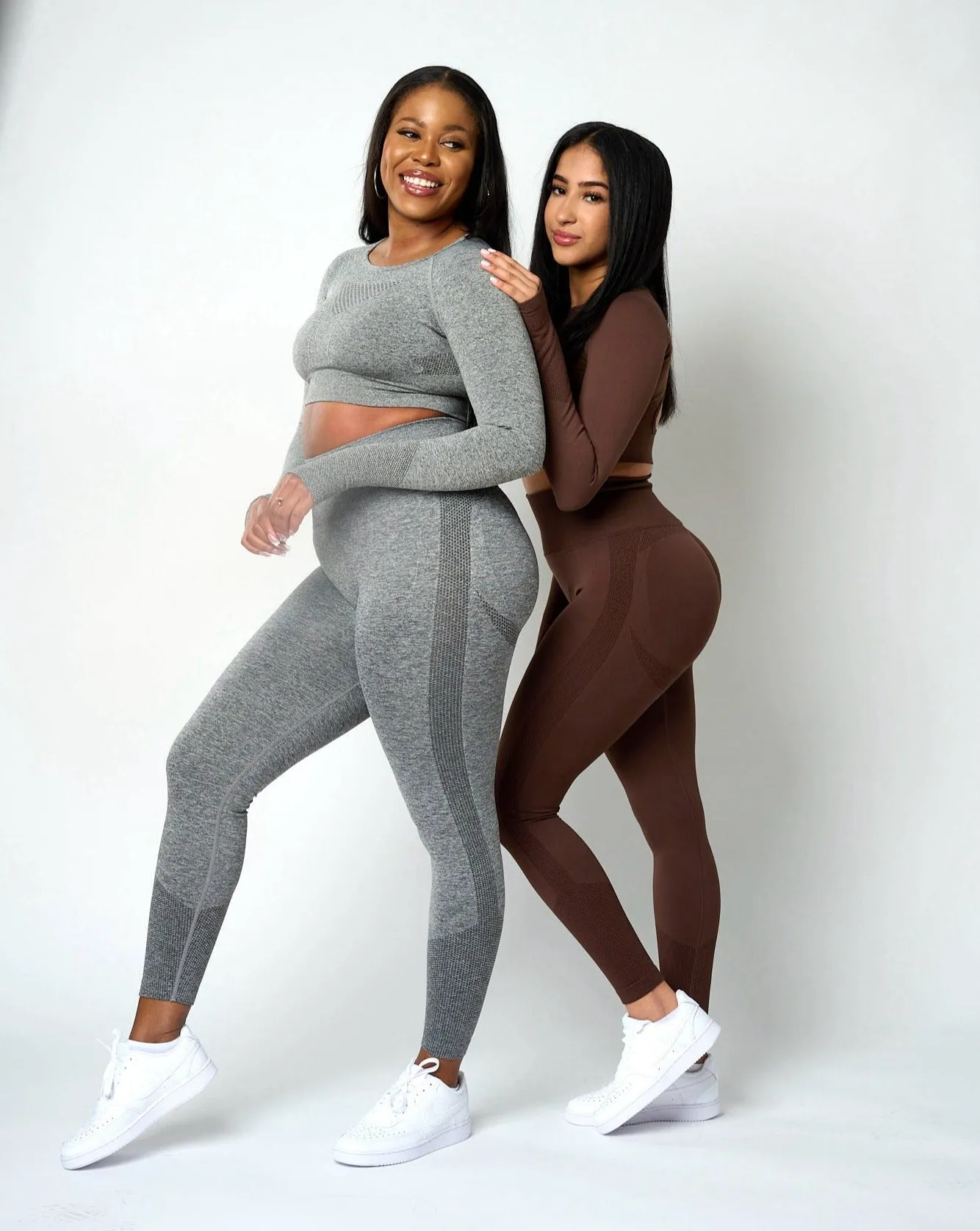 Grey Sujey Scrunch Leggings